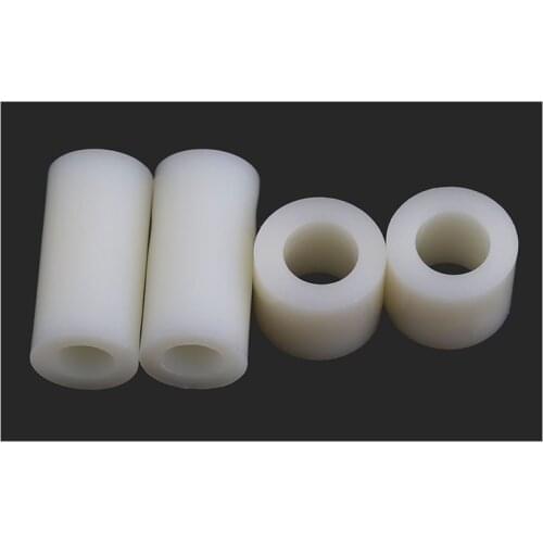 Insulated Columns Plastic Pillars Straight Pins Nylon Sleeves ABS Gaskets M5 M6 M8 washer Round Pillars for ascre