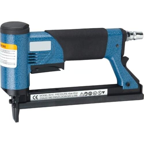 Air stapler FS8016-C 1/2" pneumatic fine crown stapler, U style nail, length of nail:6-16mm 4-6BAR 60-100psi