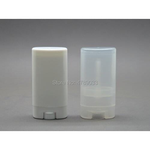 10/30/50pcs Empty DIY Oval Lip Balm Tubes Portable Deodorant Containers Clear White Lipstick Fashion Lip Tube Refillable Bottles