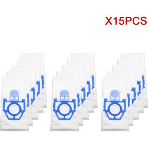 15pcs vacuum dust bags for Zelmer Maxim 3000.0.K28S 919.0 SP Clarris 2700.0 ST 819.0 ST Meteor 2400.0 EQ Flip 321