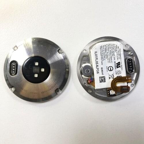 Silver Back case with battery for Garmin Fenix 5 GPS Watch housing cover shell replacement repair parts