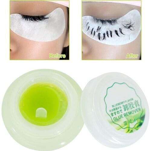 Grafting Eyelash Extension Makeup Remover Glue Aloe Non-irritating Plant Adhesive Gel Eyelash Glue Remover Cream