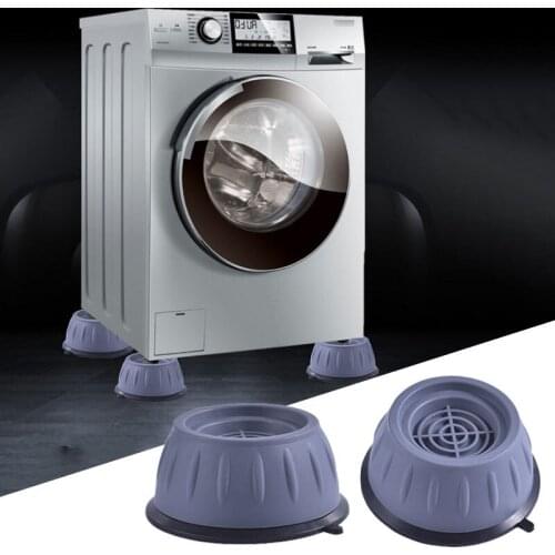 Universal Anti Vibration Feet Pads Washing Machine Rubber Mat Anti Vibration Pad Dryer Refrigerator Base Fixed Non-slip Pad