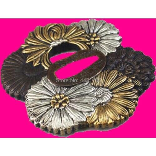TOP QUALITY HANDMADE SIGNATURE JAPANESE BRASS GUARD TSUBA FOR KATANA SWORD DIY FITTING