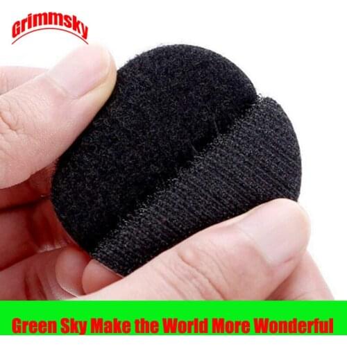 10Pairs/Lot Bed Sheet Sofa Mat Carpet Anti Slip Mat Using Strong Glue Self Adhesive Tape Fastener Stickers Hook and Loop