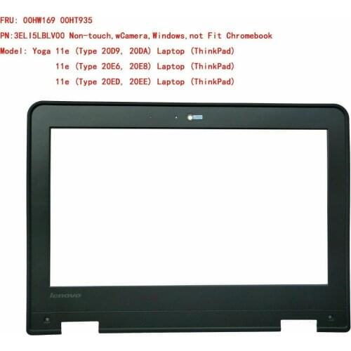 10PCS New Lenovo Yoga 11E 20D9 20DA 20E6 20E8 LCD Front Frame Bezel 00HW169