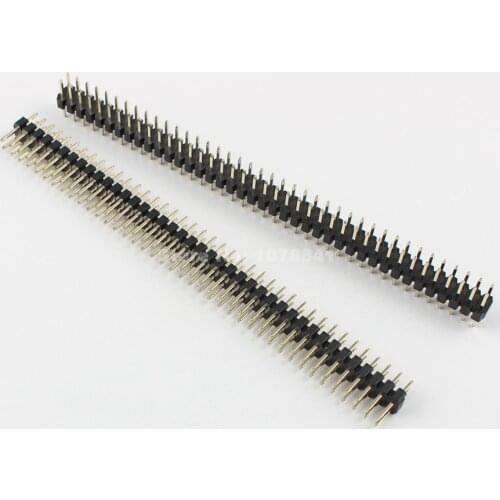 100pcs 2mm 2.0mm Pitch 2x40 Pin Straight Male Double Row Pin Header Strip