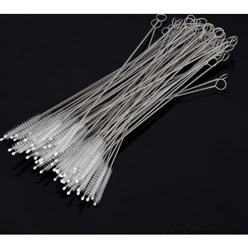 1000pcs Straw Cleaning Brushes Soft Hair Brushes Spiral Brush Cleaner for Wash Drinking Pipe Straw 175mm 20mm 240mm