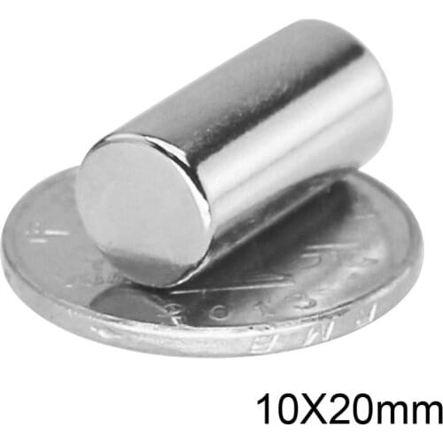 2/5/10/20/30PCS 10x20 Powerful Strong Magnetic Magnets Thick Permanent Neodymium Magnets 10x20mm Round Magnet 10*20