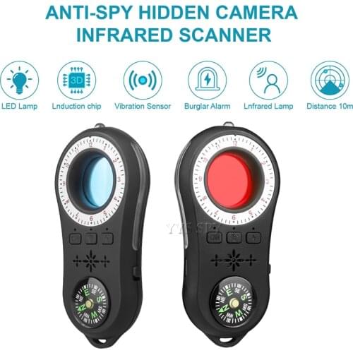 Anti Spy Hidden Camera Detector Spy Gadgets Espia Camaras Device Finder Espion Cam Wireless Scanner Portable Anti-Thef Sensor