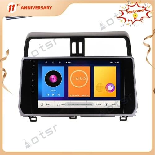 Android 9.0 4G+64GB Car Radio GPS Navigation DSP For Toyota Prado 2018 - 2019 HD Car Auto Stereo Video Multimedia DVD Player