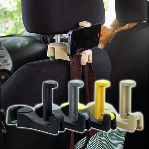 Car phone holder Car seat back hook Car rear seat mobile phone holder держатель для телефона car accessories