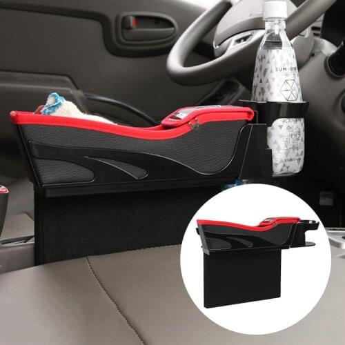 Car Coin Organizer Case Water Cup Holder Loose Change Money Storage Box Container Seat Gap Organizer Moeda Auto Car Supplies