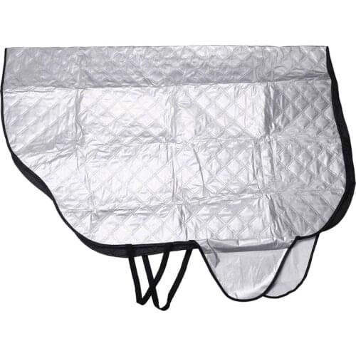 Car Sun Shade UV Windscreen Cover Protector Car Front Window Sun Visor Fits Windshields of Various Sizes in All Weather Anti-Th