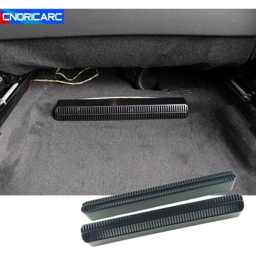 Car Styling Under Seat Air outlet Frame Decoration Trim For Audi A6 C8 2019-2020 Air Vent Cover Interior Accessories