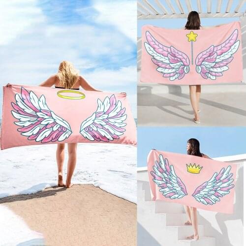 Hot Sale Quicky-Dry Microfiber Bath Towel Beach Fashion Pink Towel Large Sport Towel Camping Accessories Bigini Cover-up Towel