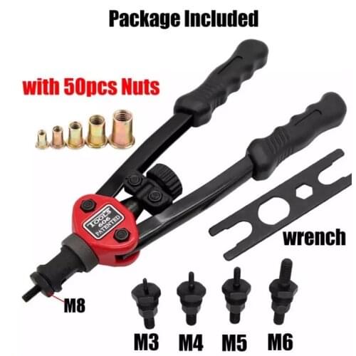 Freeshipping 12 Pieces in 1 Pack M3 M4 M5 M6 M8 M10 Stainless Steel 304# Flat Head Threaded Rivet Insert Nutsert Cap Rivet Nut