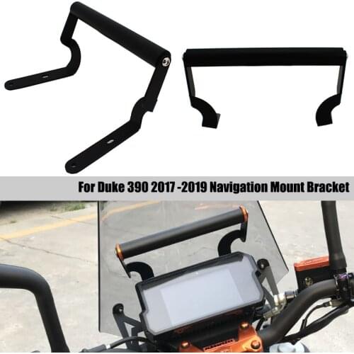 Phone Holder 22mm Handle Bar Bracket For KTM Duke 390 Duke390 2017 2018 2019 Moto Accessories GPS Navigation Mount Bracket Plate