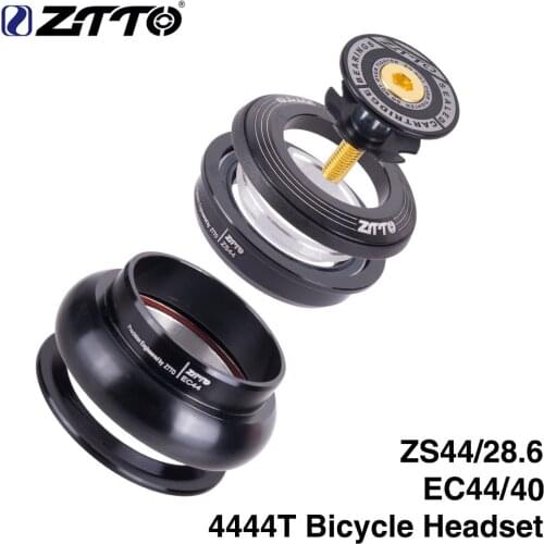 4444t MTB Bike Road Bicycle Headset 44mm ZS44 CNC 1 1/8 "-1 1/2" 1.5 Tapered Tube fork Internal Threaded EC44 Headset Cheap