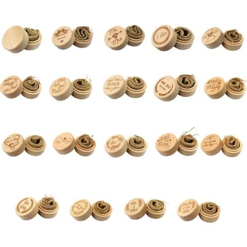 Personalised Wedding Ring Box, Custom Ring Bearer Box, Proposal Box, Engagement Ring, Wooden I Do Box, Rustic, Boho Chic - 9 DES