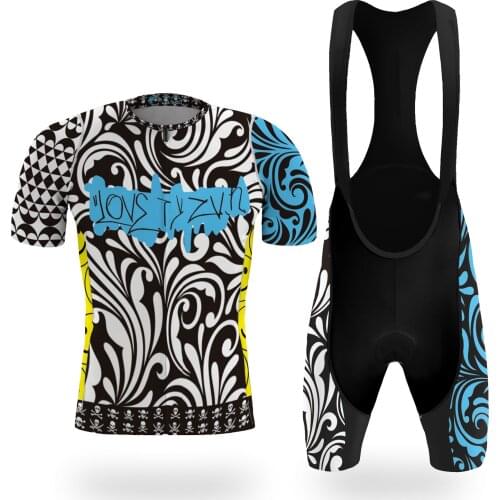 Summer TYZVN Cycling Team Clothing Maillot Ciclismo Hombre Bicycle Mens Short Sleeve Jersey Suit Equipamento Bike Breathable Set