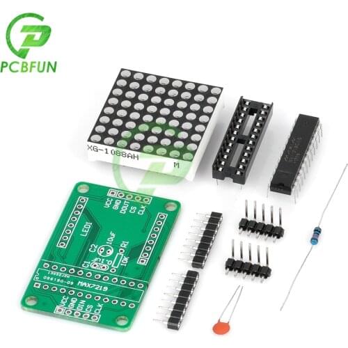 MAX7219 Dot Matrix Module Parts MAX7219 Dot LED Display Module 8x8 8*8 LED light for Arduino