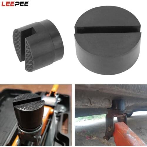 Slotted Floor Jack Pad Car Lift Jack Stand Frame Rail Adapter Rubber Pad Universal Car Repair Tools