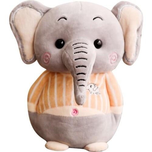 Wholesale plush elephant toy soft doll for kids toy