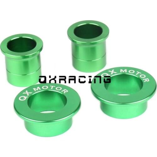 CNC Front Rear Wheel Hub Spacers For Kawasaki KX450F KX250F 2006-2018 KLX450R 2008 2009 KX125 KX250 2006-2008
