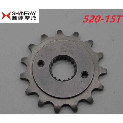 Shineray x5 front chain sprocket 520 chain 15 teeth XY400 XR400 400cc motorcycle accessories part