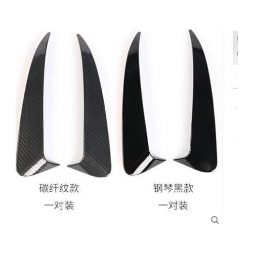 Fit for Mercedes Benz C-class w205 rear bar surrounding air outlet tail blade carbon fiber rear blade refitting exterior