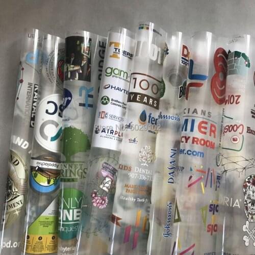 64*48cm full color Customized printing high quality heat transfer print labels clothing care washing labels t shirt tags bags