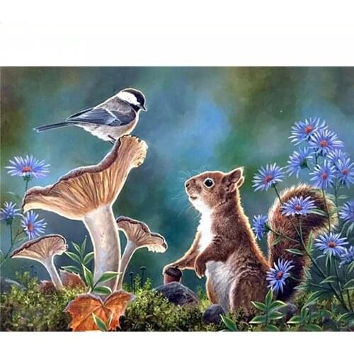 Full square/Round Animal Diamond Painting sparrow DIY Diamond Embroidery Bird Picture mosaic Of Rhinestone Home Decor Gift P566
