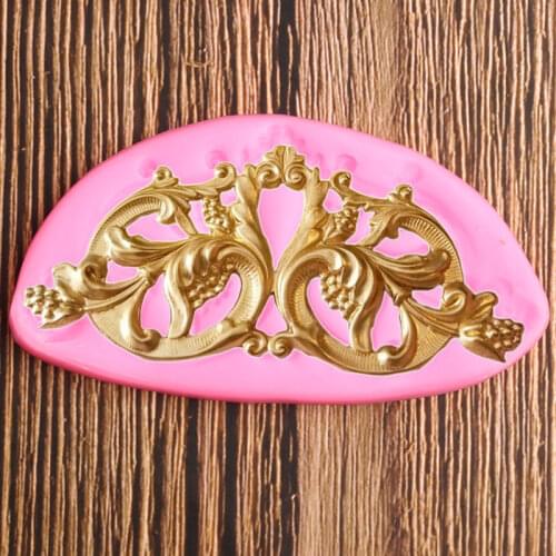 Relief Silicone Mold DIY Party Cupcake Topper Fondant Cake Decorating Tools Polymer Clay Candy Chocolate Gumpaste Moulds