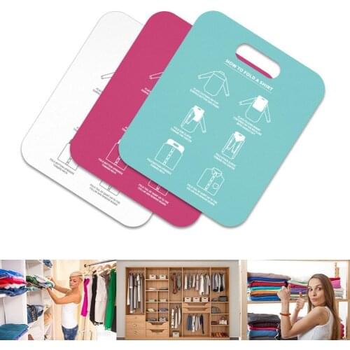 1PC Household Cloth Folding Board Child/adult Clothes Storage Folder Clothing Board Closet Folders Organizer Laundry F8Z8