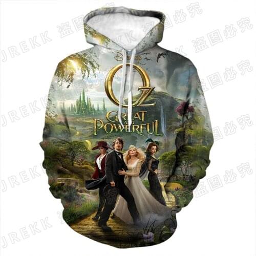 New Fashion Streetwear Men Women Children Oz The Great and Powerful Hoodies 3D Print Sweatshirts Pullover Long Sleeve Tops