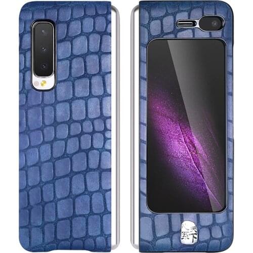 ​Phone Protective Fold Case for Samsung W20 FOLD W20205G Mobile Phone Stylish Leather Full Cover Protection Shell Case