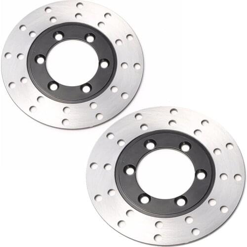1 Pair 130mm Front Brake Disc Rotor For 50cc-250cc Taotao Go Kart Buggy Quad ATV Dirt Bike 4 Wheeler Sunl Roketa
