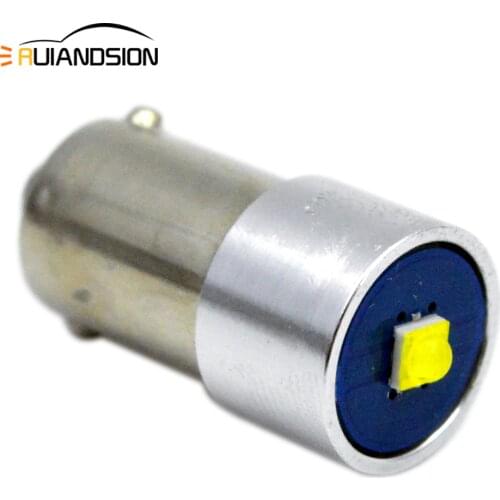 1PC No-polar 6V 12-24V BA9S T4W BAX9s H6W BAY9S H21W 1 Creexb-d SMD LED 433 434 Bulb Indicator Reverse Parking Side Light White