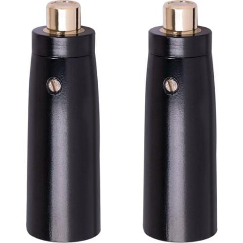 2 Pack Female RCA to XLR Male Adapter, XLR to RCA Converter Audio Coupler Connector for Microphone Connections
