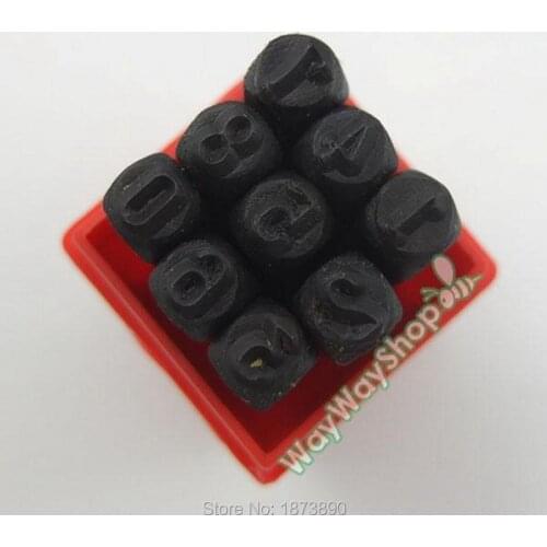 8mm Number Die Punch Letter Steel Stamp in Case for Jewelers Set METAL
