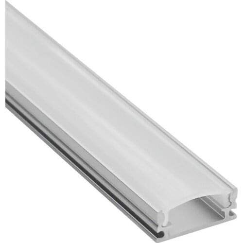 10pcs 1m led strip aluminum profile for 5050 5630 led rigid bar light led bar housing aluminum channel with cover end cap clips