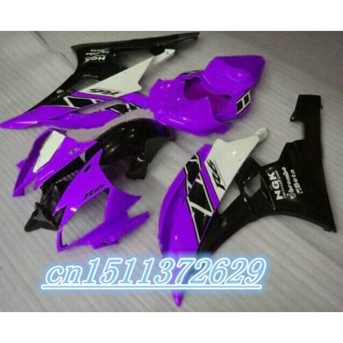 Dor-fairing kits for R6 2006 2007 fairings set YZF R6 06 07 2006 2007 for purple silver black D injection
