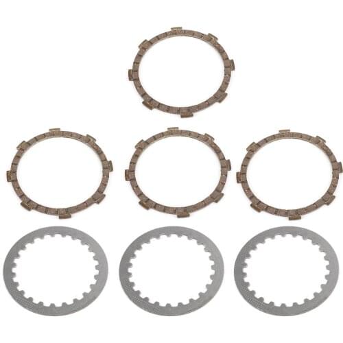 Artudatech Clutch Kit Steel & Friction Plates 131-16324-00 For Yamaha YB100 1987 L5 L5T L5TA 1969-1970 DX100 1985