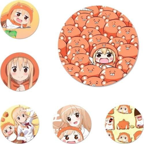 Cute Umaru chan Anime Doma Umaru Badge Brooch Pin Accessories For Clothes Backpack Decoration gift