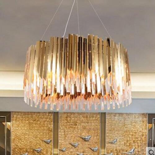 Postmodern minimalist living room dining room lamp creative Nordic lamps light luxury Hong Kong style creative personality LED