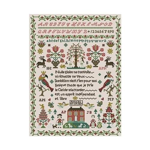 The Arrogant Parrot 55-70 Counted Cross Stitch 11CT 14CT 18CT DIY Chinese Cross Stitch Kits Embroidery Needlework Sets