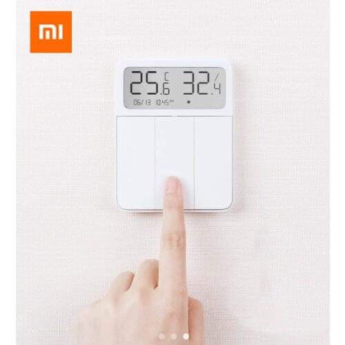2021 New Xiaomi Mijia Wall Switch Smart Light Remote Control Wireless Key Zero Line Fire Wire NO Neutral 3 Key Switchs MI Home