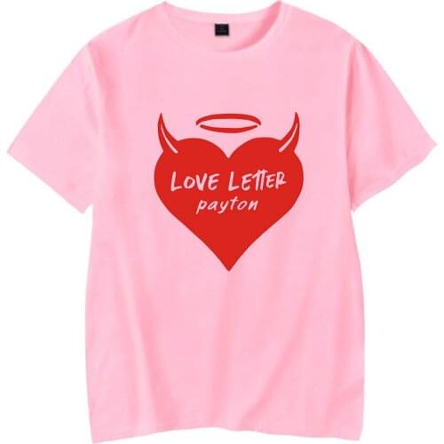 New Payton Moormeier T Shirt Harajuku Casual Couples T Shirt Men Women Summer Trend T Shirt Fashion Hip Hop Unisex Tshirt