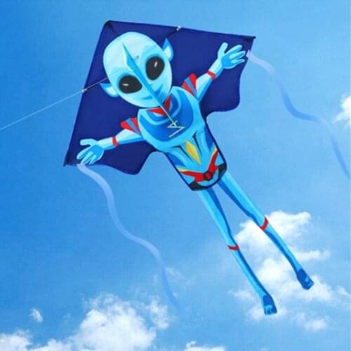 New Arrival kids kite Toy Mysterious Alien Kites Outdoor Sports Kites for fun Easy to Fly Children Gift